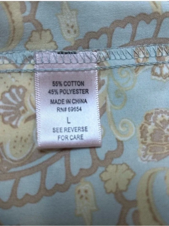 NWOT Dizzy Lizzy Light Blue and Yellow Tie-Front Puff-Sleeve Dress Never Worn - Picture 9 of 12